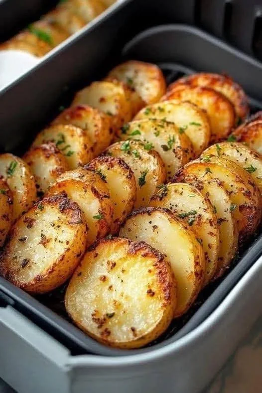 air fryer potato slices